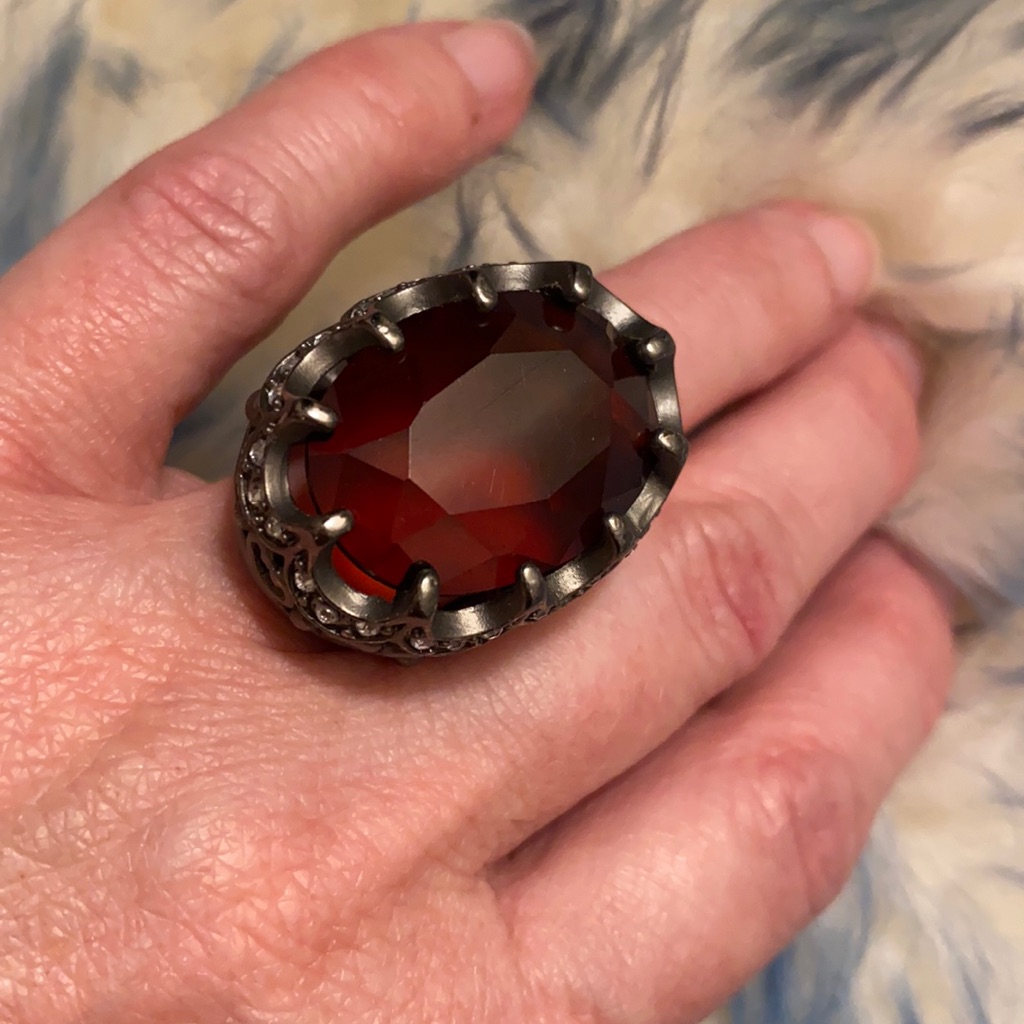 Heart Ruby Ring